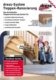 Treppen-Renovierung dress-System