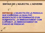 SINTAXI DE L'ADJECTIU. L'ADVERBI - cerberusadportamsg