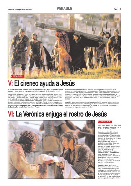 Via crucis comentado - Parroquia de San Andrés Apostol