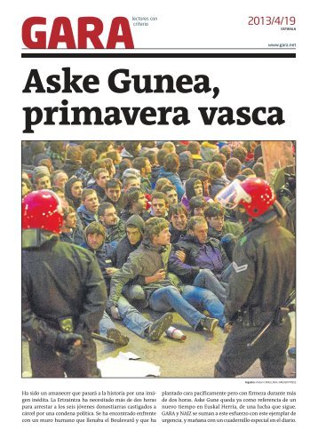 Aske Gunea, primavera vasca