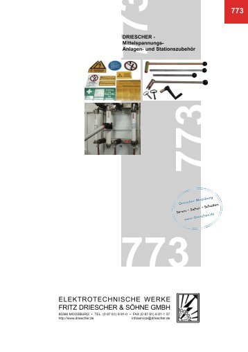 773 - Elektrotechnische Werke Fritz Driescher & SÃ¶hne GmbH