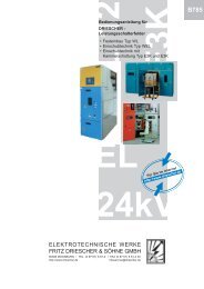 Bedienungsanleitung - Elektrotechnische Werke Fritz Driescher ...