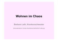 Wohnen im Chaos, Barbara Lath