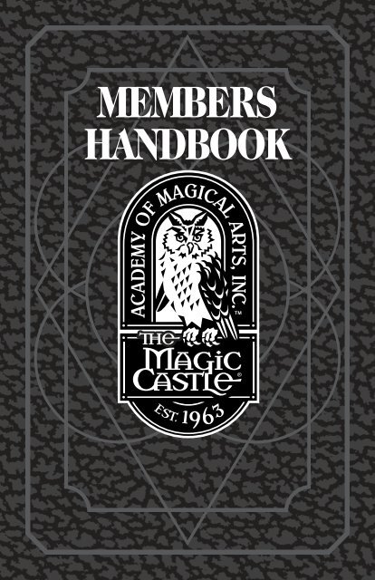 The Magic Castle Guide.pdf MC Members Handbook.qxd - Magic Castle