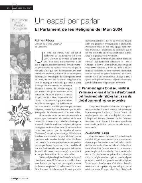 Les religions davant la guerra - CALAIX