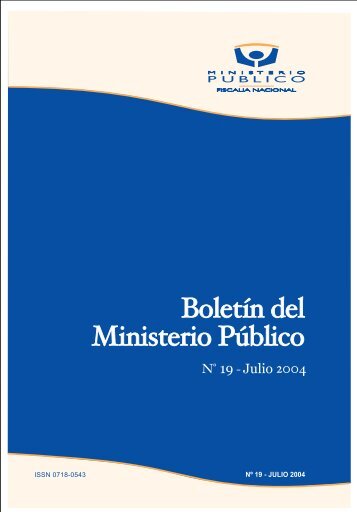 Boletin Ministerio Publico - DSpace Biblioteca Universidad de Talca