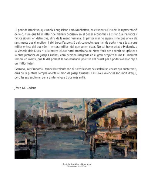 catalog - Josep Cruañas - Pintor