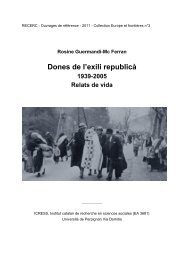 Dones de l'exili republicà, 1939-2005, Relats - RECERC - Ouvrages ...