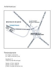 Anfahrtsskizzen zum Ausdrucken - Tierarztpraxis Dr. Leinemann