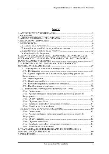 ÍNDICE 1. ANTECEDENTES Y JUSTIFICACIÓN ...