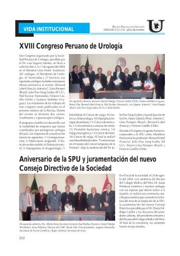 26 Vida institucional prueba.pdf - Sociedad Peruana de Urología