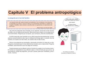 Capítulo V El problema antropológico - Dirección General de ...