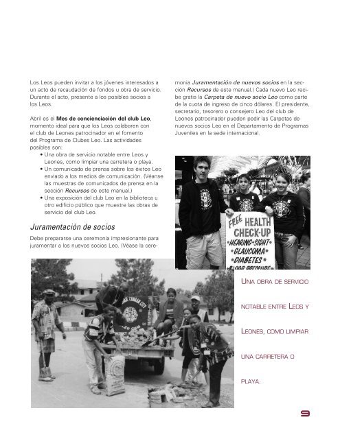 manual del Programa de Clubes Leo - Leoismo Argentino