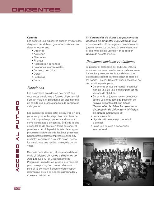 manual del Programa de Clubes Leo - Leoismo Argentino