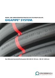 GiGapipe® SyStem. - Drossbach GmbH & Co. KG