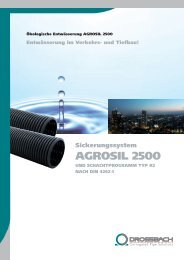 AGROSIL 2500 - Drossbach GmbH & Co. KG