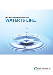 WATER IS LIFE. - Drossbach GmbH & Co. KG