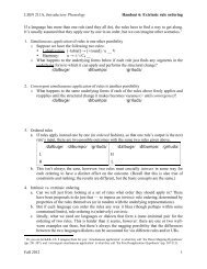 Extrinsic rule ordering - Linguistics