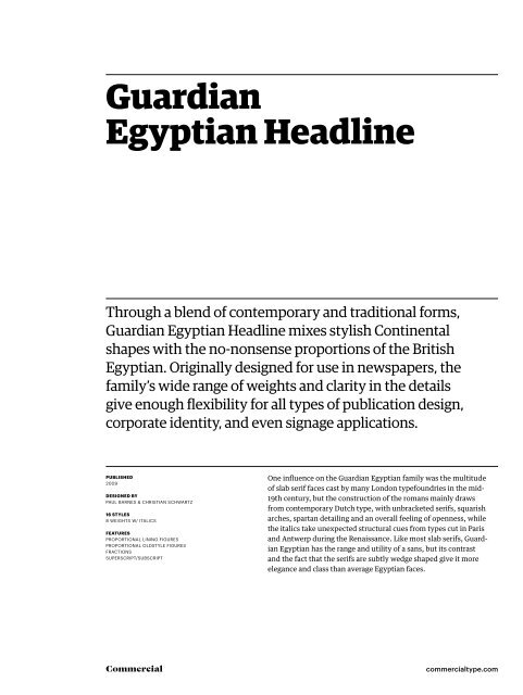 download guardian egyptian font