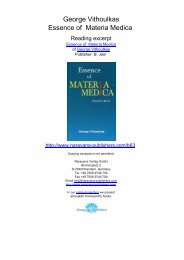 George Vithoulkas Essence of Materia Medica - Homeopathy books ...