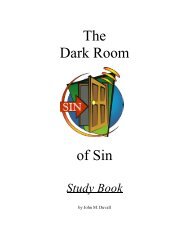 Booklet: The Dark Room of Sin - Bible Study Guides