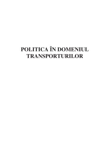 politica în domeniul transporturilor - Institutul European din Romania