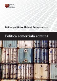 Ghidul politicilor Uniunii Europene - Institutul European din Romania