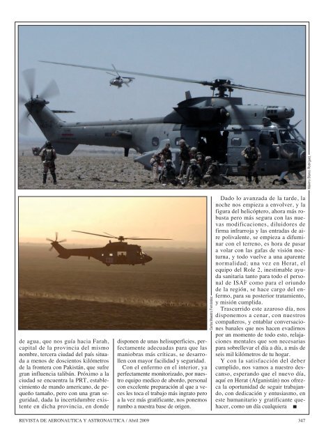 revista de aeronáutica y astronáutica nº 782 - abril 2009 - Portal de ...