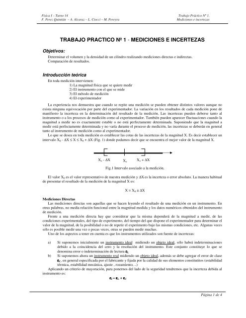 mediciones e incertezas - Facultad de Ingeniería - UBA