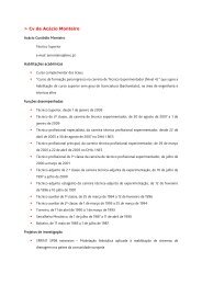 Cv de Acácio Monteiro - LNEC