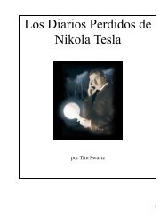 Los Diarios Perdidos de Nikola Tesla (Swartz) - BioTU