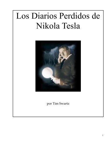 Los Diarios Perdidos de Nikola Tesla (Swartz) - BioTU