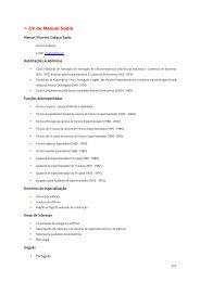 CV de Manuel Sadio - LNEC