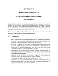 FUNCIONES NO LINEALES