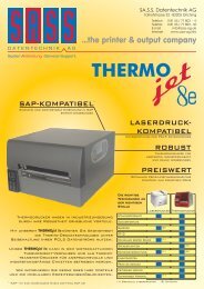 THERMOjet 8e - Systemanbindung - Service - Support