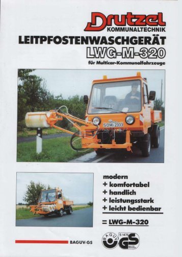 LEITPFOSTENWASCHGERÄT