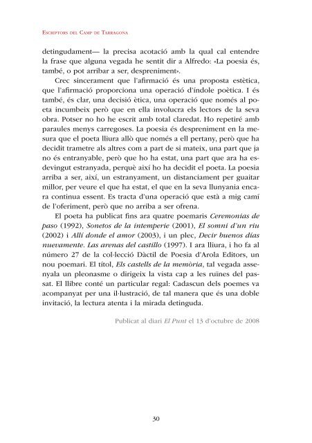 Descarrega el llibre en PDF - Escriptors del camp de Tarragona