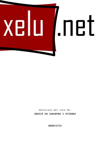 Tots els exercicis en un sol fitxer PDF - Xelu.net