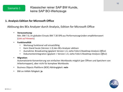 Empfehlung zur strategischen Ausrichtung der SAP ... - DSAG