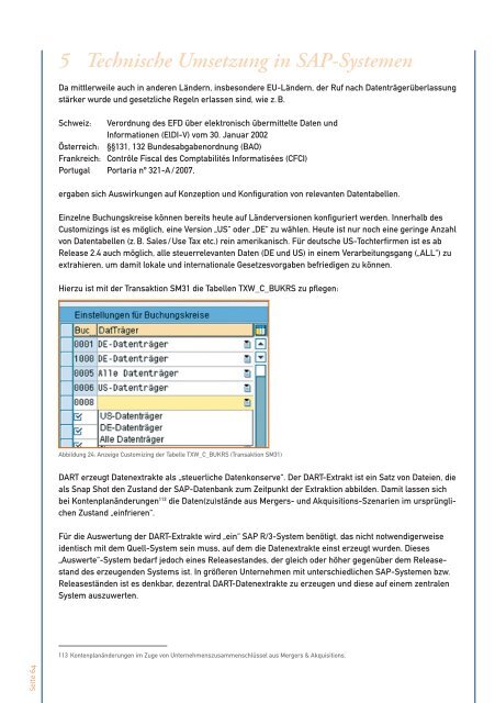 Empfehlungen zur Anwendung der GDPdU - DSAG