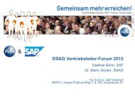 Vertriebsleiter-Forum DACH 2012: Agenda Herausforderungen für den ...