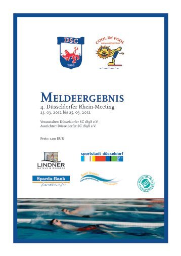 Kompaktes Meldeergebnis - Düsseldorfer Schwimmclub 1898 eV