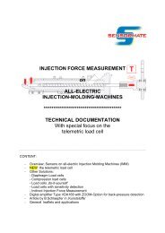 INJECTION FORCE MEASUREMENT On ALL ... - sensormate.ch