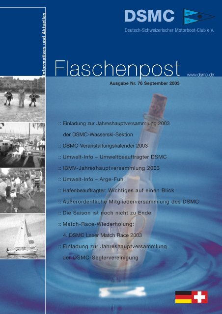 Flaschenpost Nr. 76 - DSMC