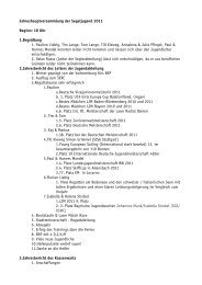 Protokoll der JHV 2011 - DSMC