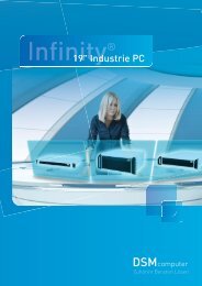 Flyer über unsere Infinity® 19'' IPC - DSM Computer