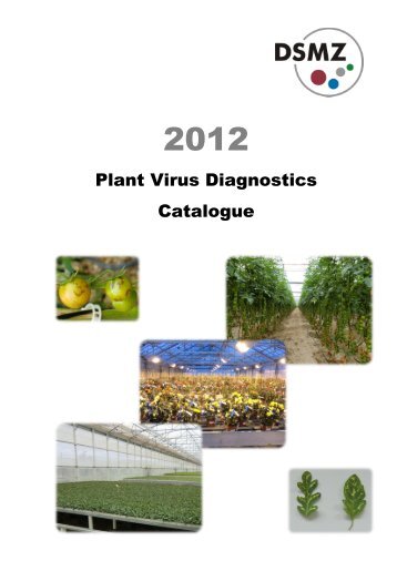 Plant Virus Diagnostics Catalogue - DSMZ