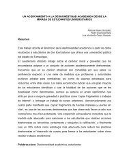 UN ACERCAMIENTO A LA DESHONESTIDAD ACADEMICA ...