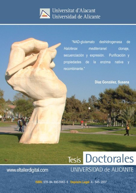 “NAD-glutamato deshidrogenasa de Haloferax mediterranei: clonaje ...