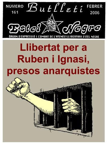 Butlletí 161 - Ateneu Llibertari Estel Negre